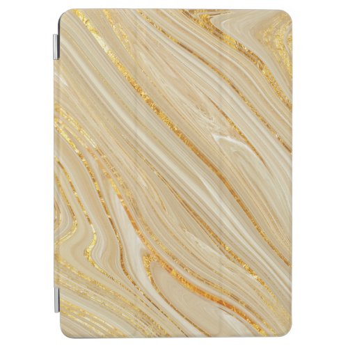 Golden marble luxurious texture background iPad air cover