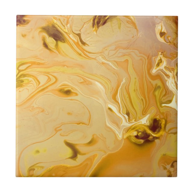 Golden Marble Texture Ceramic Tile (Front)