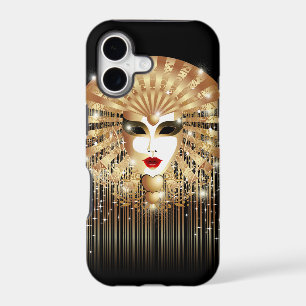 Golden Mask Mardi Gras iPhone 5 Case
