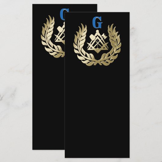 Golden masonry symbol (Front/Back)