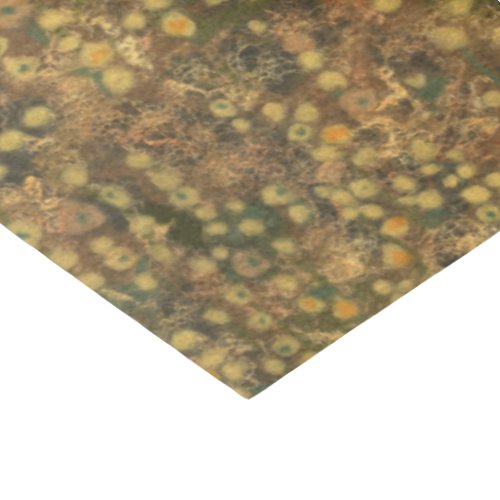 Golden Meadow abstract floral olive green yellow Tissue Paper