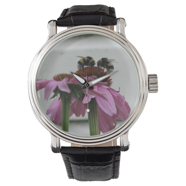 Golden Meadow Duo | Fine Art Nature Photography Watch (Front)