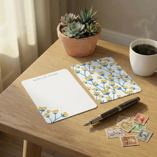 Golden Meadow Note Card