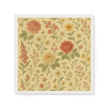 Golden Meadow Wildflower – Seamless Vintage