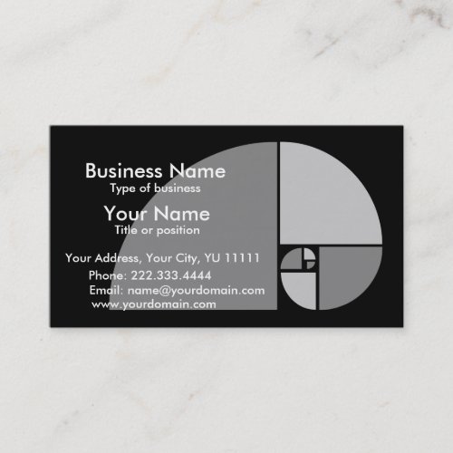 Golden Mean Business Card