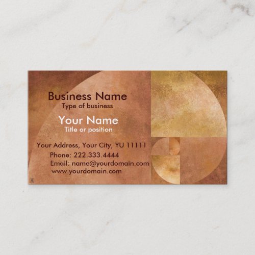 Golden Mean Business Card Templates