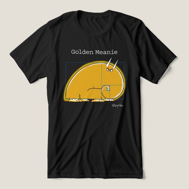 GOLDEN MEANIE by Boynton Tri-Blend Shirt (Design Front)