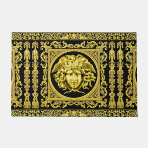 Golden Medusa Doormat