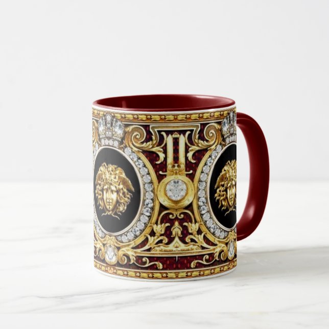Golden Medusa Gems - Mug (Front Right)