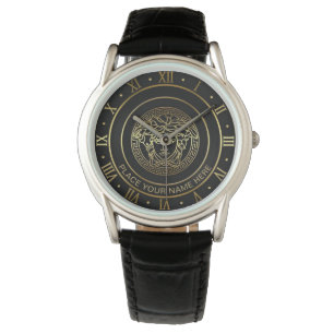 Golden Medusa PERSONALIZED Gift Watch