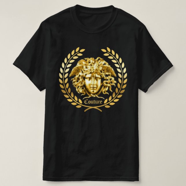 Golden Medusa T-Shirt (Design Front)