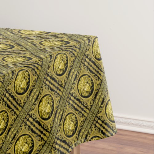 Golden Medusa Tablecloth