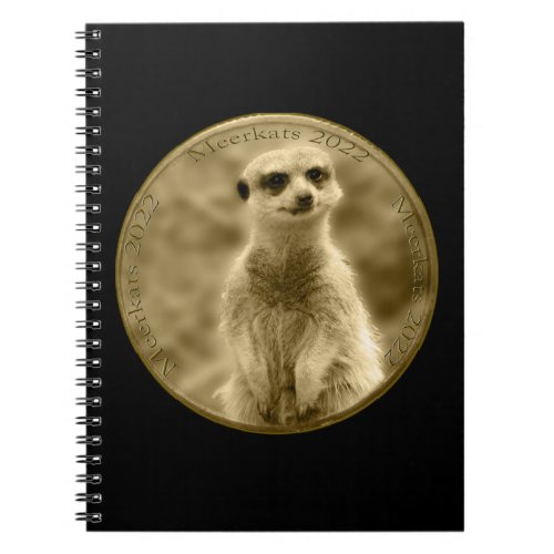 Golden Meerkat 2022 Coin Notebook