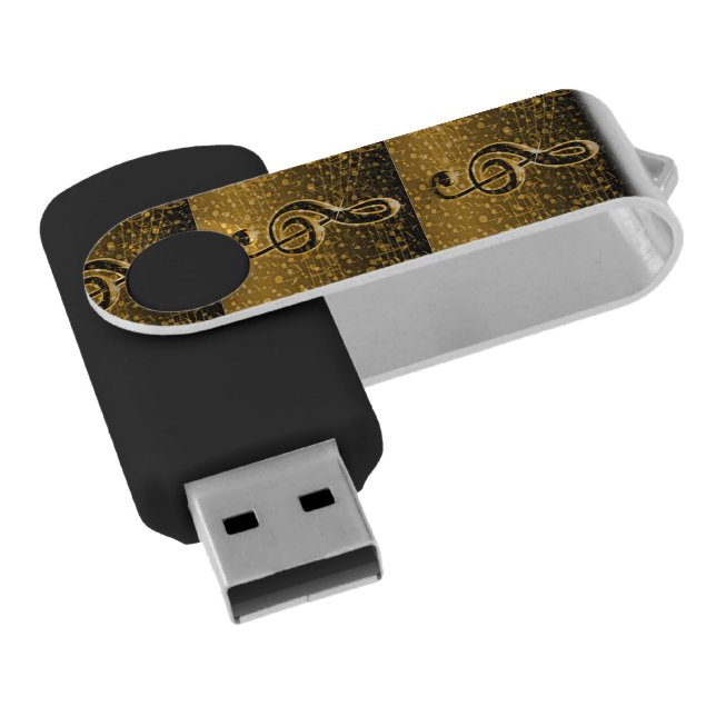 Golden Memories_ Flash Drive (Angled)