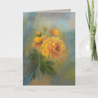 Golden Memories Thank You Card