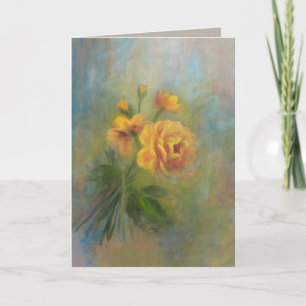 Golden Memories Thank You Card