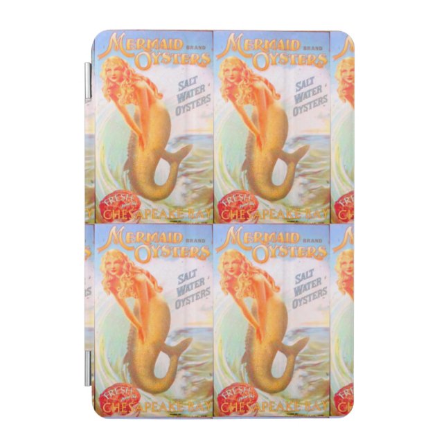golden mermaids ipad mini cover (Front)