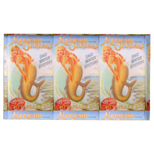 golden mermaids table card holder