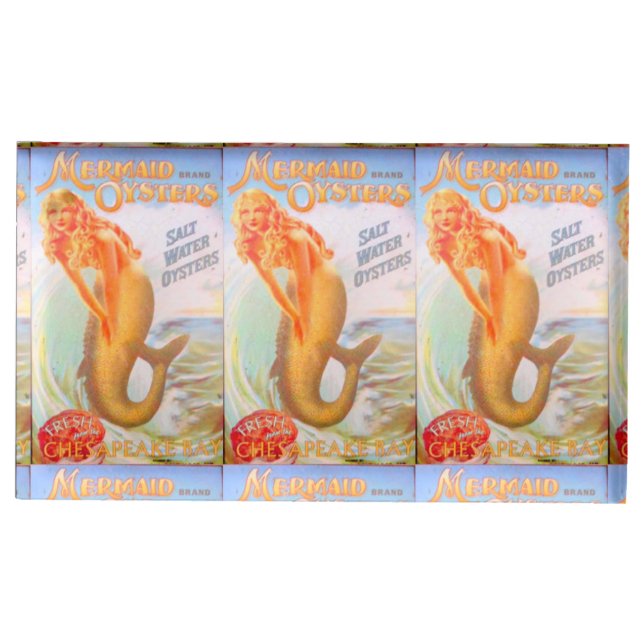 golden mermaids table card holder (Front)