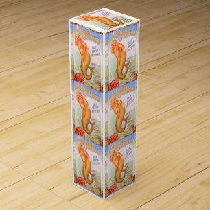 golden mermaids wine gift box