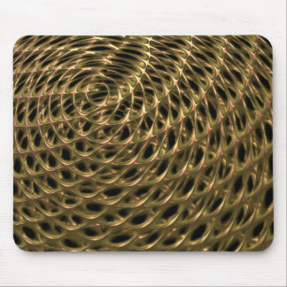 Golden Mesh Mouse Pad