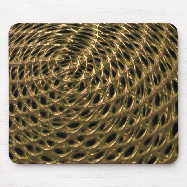 Golden Mesh Mouse Pad (Front)