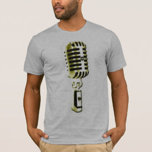Golden Microphone T-Shirt