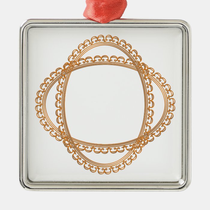 Golden Mirror Frame Template   Add your TXT or IMG Ornaments