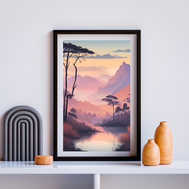 Golden Mist Valley Poster (Creator Uploaded)