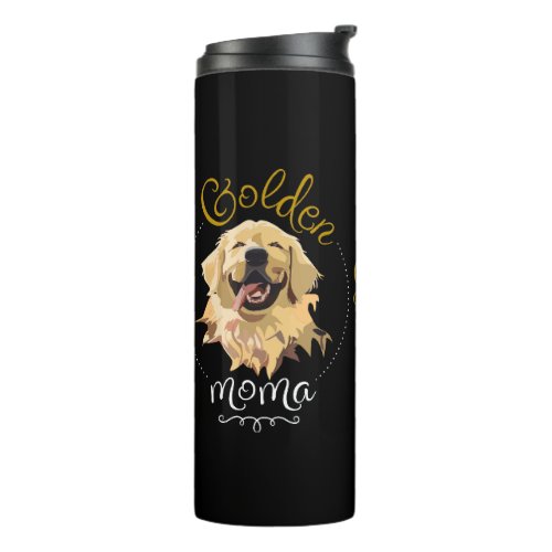 Golden Moma Celebrate the Love of Retrievers Thermal Tumbler