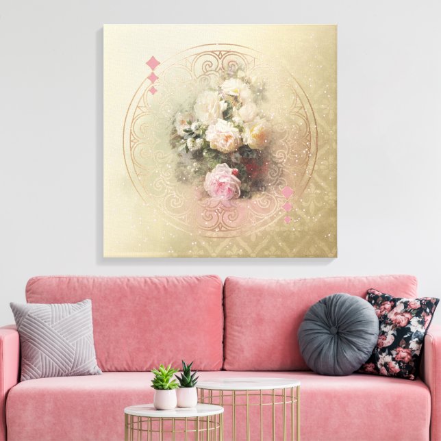 Golden Moments - Wrapped Canvas (Insitu(LivingRoom))