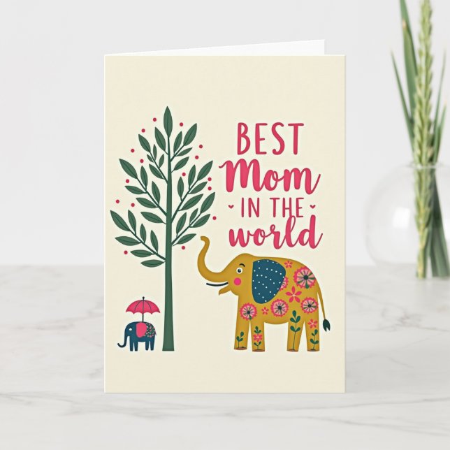 Golden Moms Day Art Card (Front)