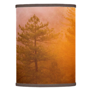 Golden Morning Glory Forest Lamp Shade