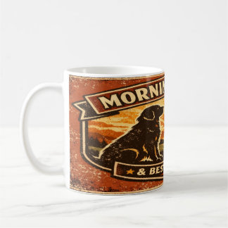 Golden Mornings & Dark Roasts - Golden Retriever Coffee Mug