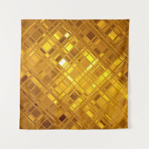 Golden Mosaic: Luxurious Gold Background Tapestry