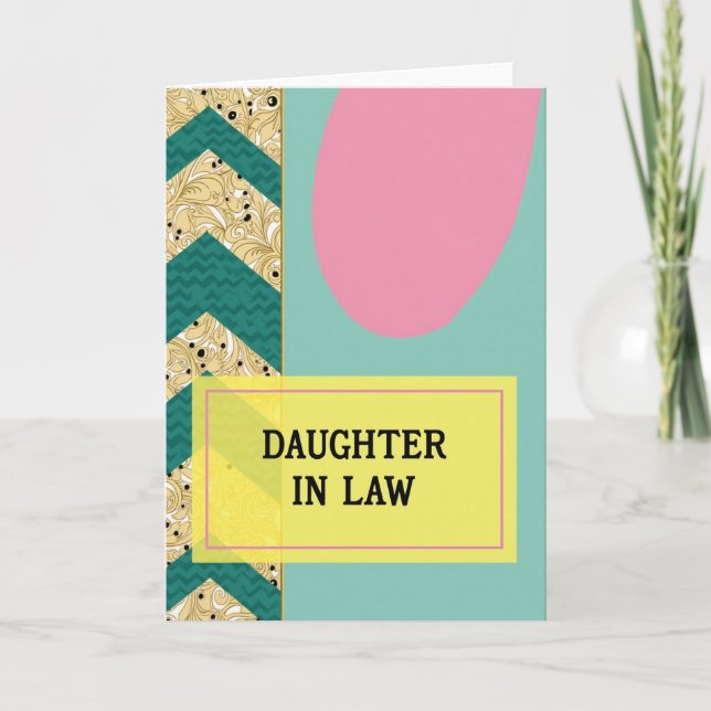 Golden Mothers Day Design Card (Front)