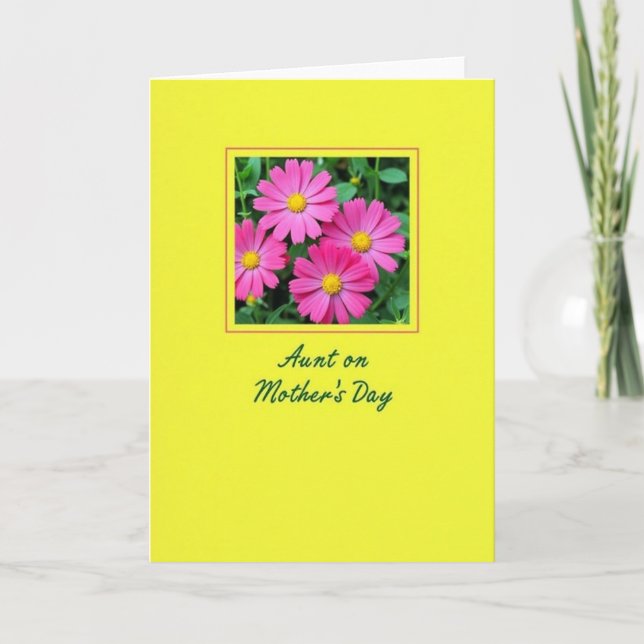 Golden Mothers Day Garden Card (Front)