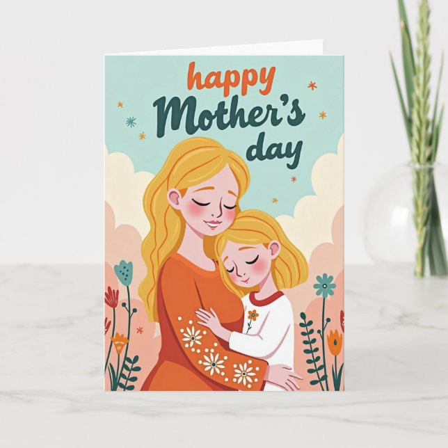 Golden Mothers Day Moment Card (Front)