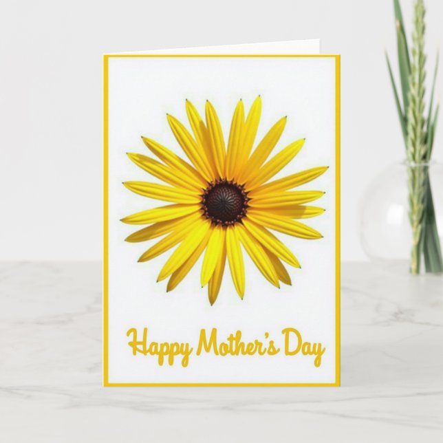 Golden Mothers Day Wishes Card (Front)