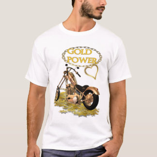 Golden Motor Bike T-Shirt