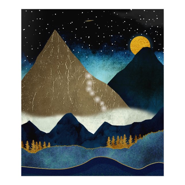 Golden Mountain Climbers Photo Print (Front)