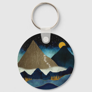 Golden Mountain Climbers Trucker Hat Keychain