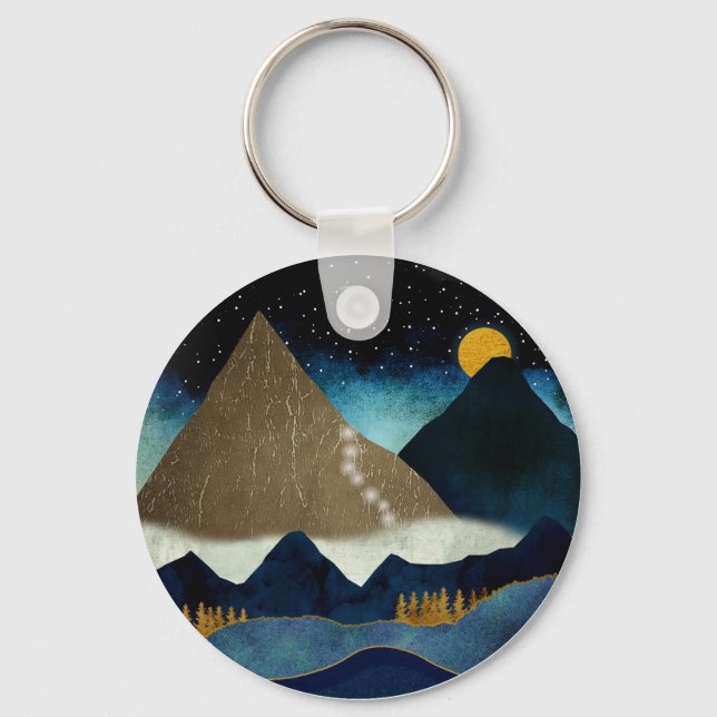 Golden Mountain Climbers Trucker Hat Keychain (Back)
