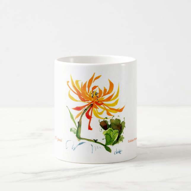 Golden Mum Mug 11oz. (Center)
