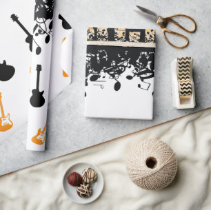 Golden Music Note Classic Wrapping Paper