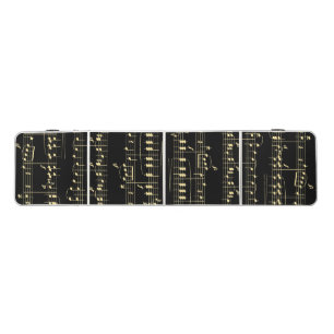 Golden Music on Black Beer Pong Table