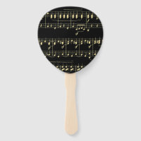 Golden Music on Black