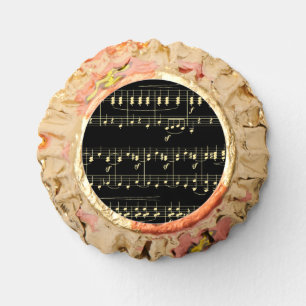 Golden Music on Black Reese's Peanut Butter Cups