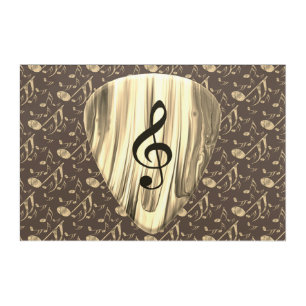 Golden Music Pick – Music Wall Art