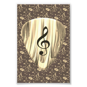Golden Music Pick – Music Wall Art